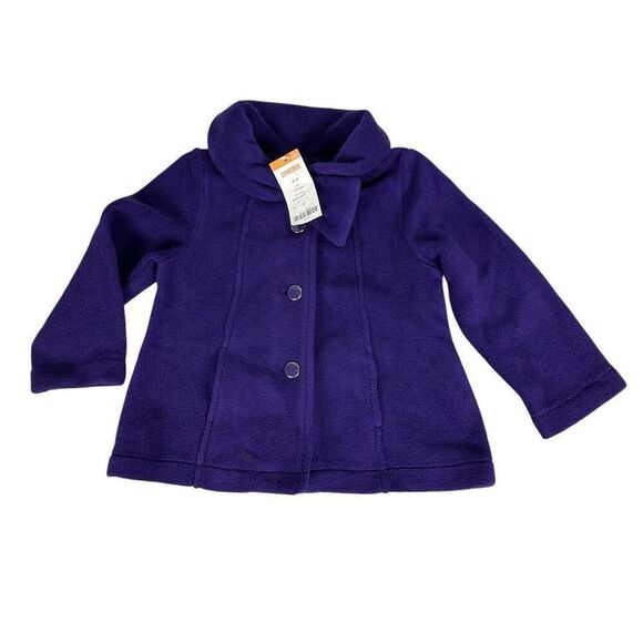 Gymboree Purple Bow Collar Coat 2T-3T - Picture 1 of 6